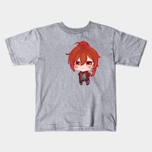 Chibi Diluc Genshin Kids T-Shirt